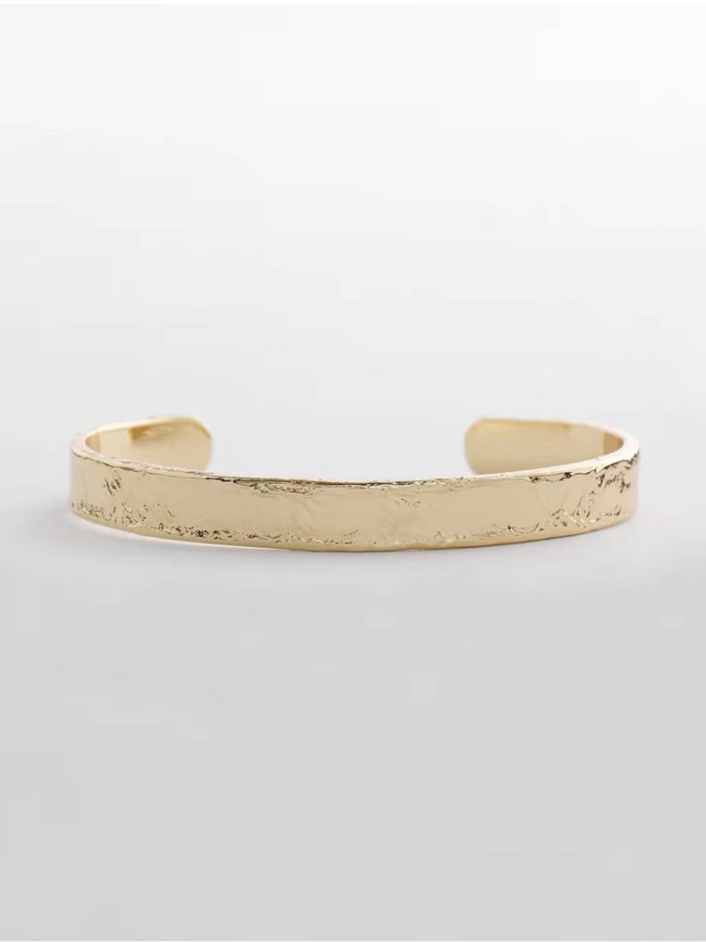 Goldtone Flexible Cuff Bracelet